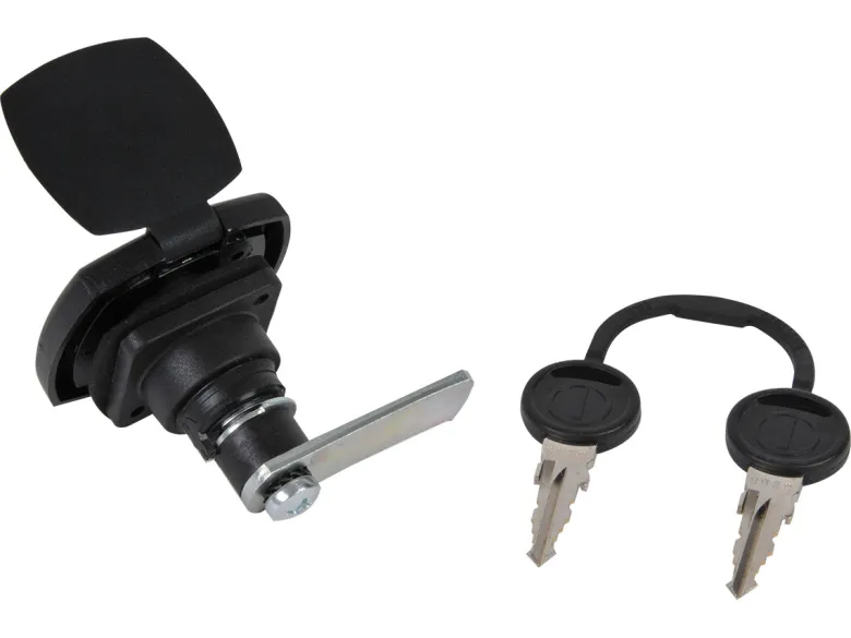 Obelink slot met afdekklep - black