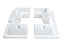 Obelink Solar hoeksteunset (4x stuks) - white