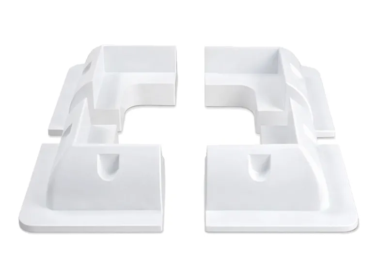 Obelink Solar hoeksteunset (4x stuks) - white