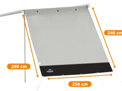 Obelink Sol Side Deluxe zijwand - Inclusief rafter