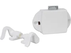 Obelink spanjolet drukknopslot met sluithaken - white