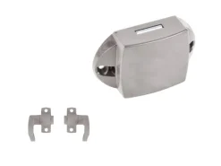 Obelink spanjolet drukknopslot met sluithaken - silver