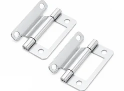 Obelink stalen geknikte scharnieren (2x stuks) - silver