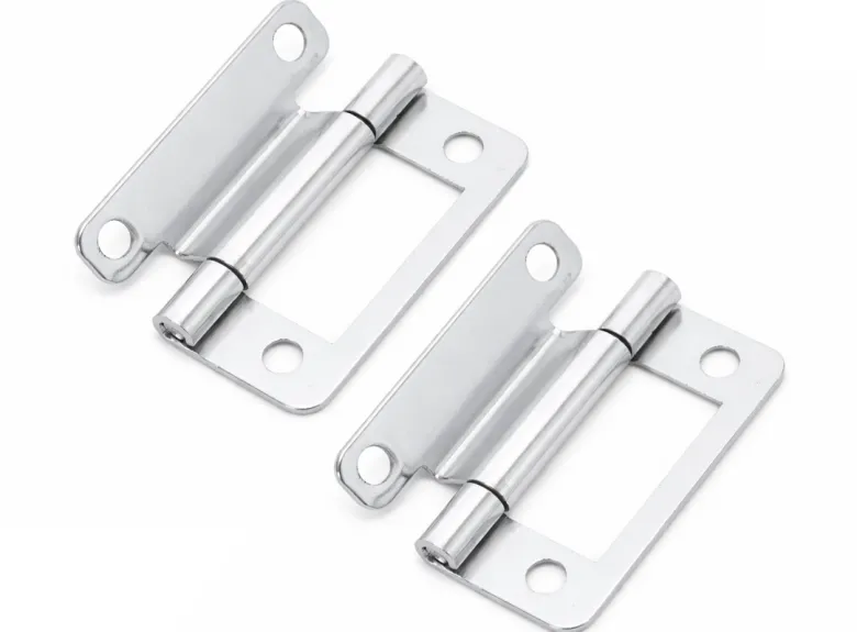 Obelink stalen geknikte scharnieren (2x stuks) - silver