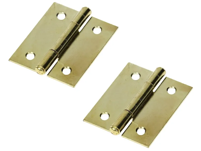 Obelink stalen kleine scharnieren (2x stuks) - gold