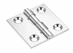 Obelink stalen kleine scharnieren (2x stuks) - silver