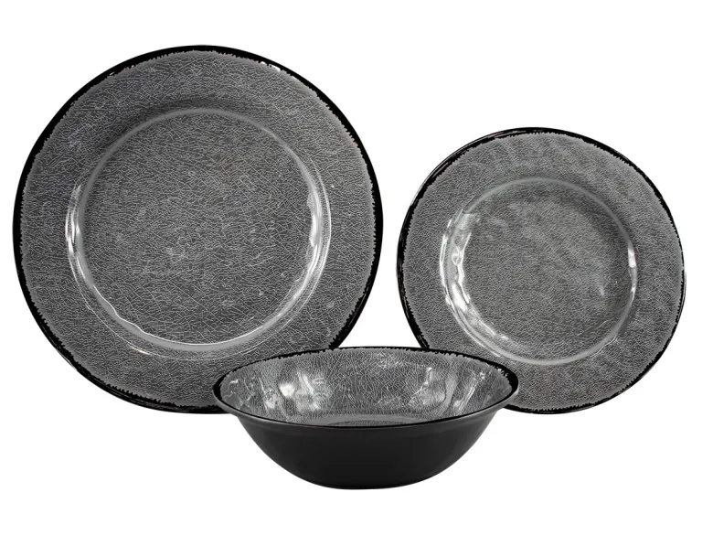 Obelink Stone Grey serviesset - 12-delig