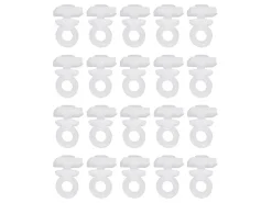 Obelink stopper met schroefdraad (20 stuks) - white