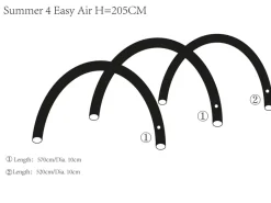 Obelink Summer 4 Easy Air hoofd airtube achter