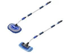 Obelink 190 telescopische microvezel wasborstel blue - 1,9 meter
