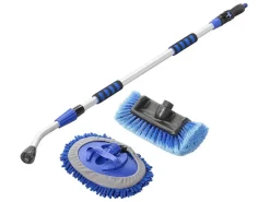 Obelink 190 telescopische microvezel wasborstel blue - 1,9 meter