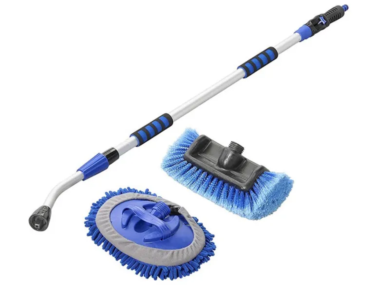 Obelink 190 telescopische microvezel wasborstel blue - 1,9 meter