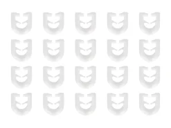 Obelink T glijder gordijnhaakjes (20 stuks) - white