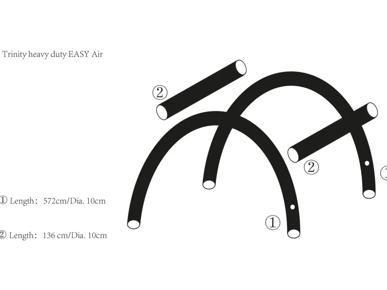 Obelink Trinity Easy Air hoofd airtube