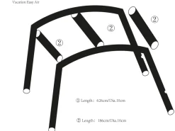 Obelink Vacation Easy Air hoofd airtube