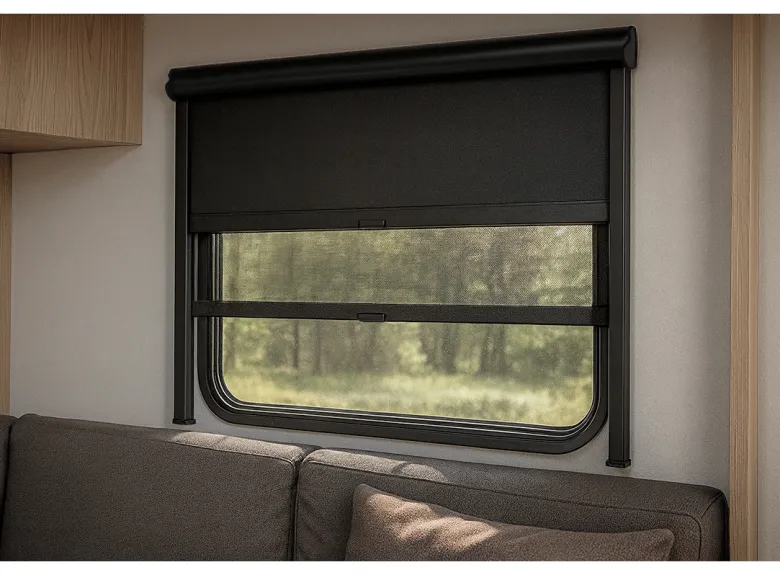 Obelink Velum combirollo black - 110 x 70 cm