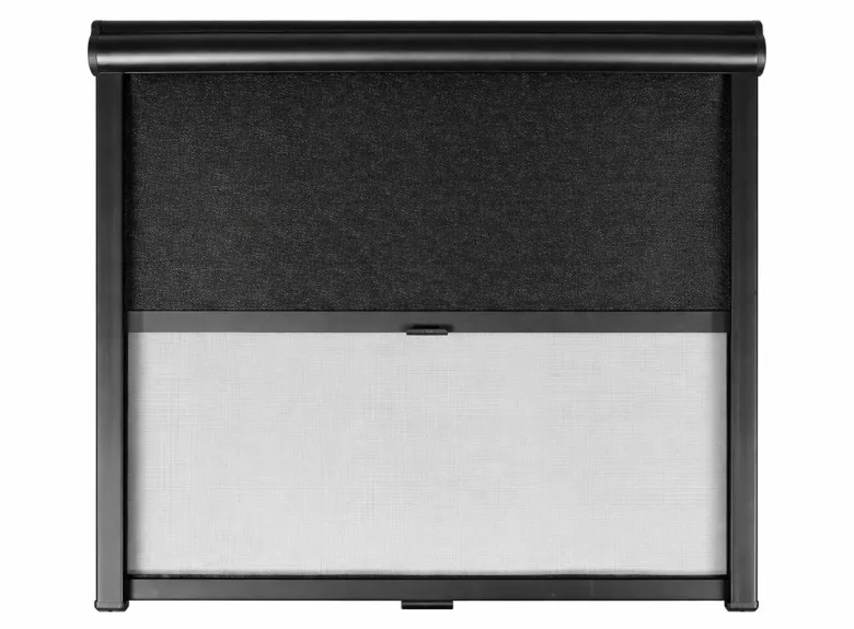 Obelink Velum combirollo black - 90 x 70 cm