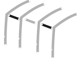 Obelink Viera/Palma 280/390 Easy Air dwars airtube