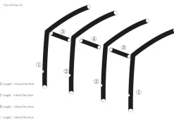 Obelink Viera/Palma 280/390 Easy Air dwars airtube