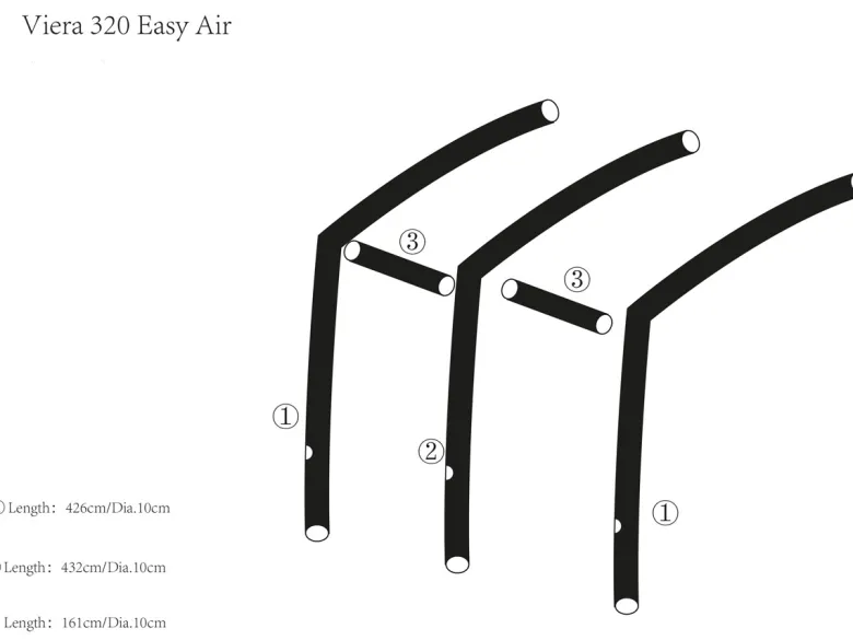 Obelink Viera/Palma 320 Easy Air dwars airtube