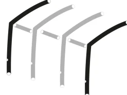 Obelink Viera/Palma 280/390 Easy Air hoofd airtube links/rechts