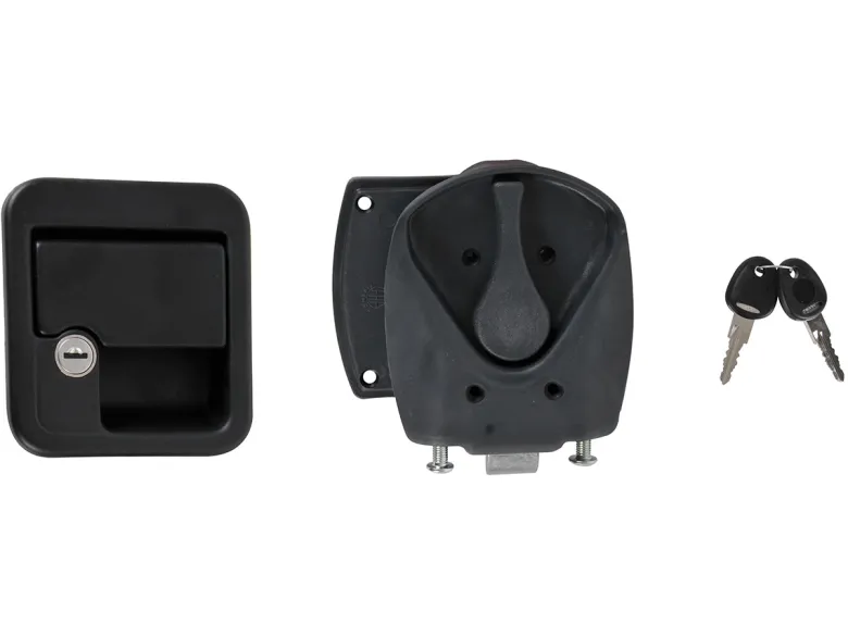 Obelink vierkant deurslot - black