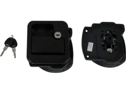 Obelink vierkant deurslot - black
