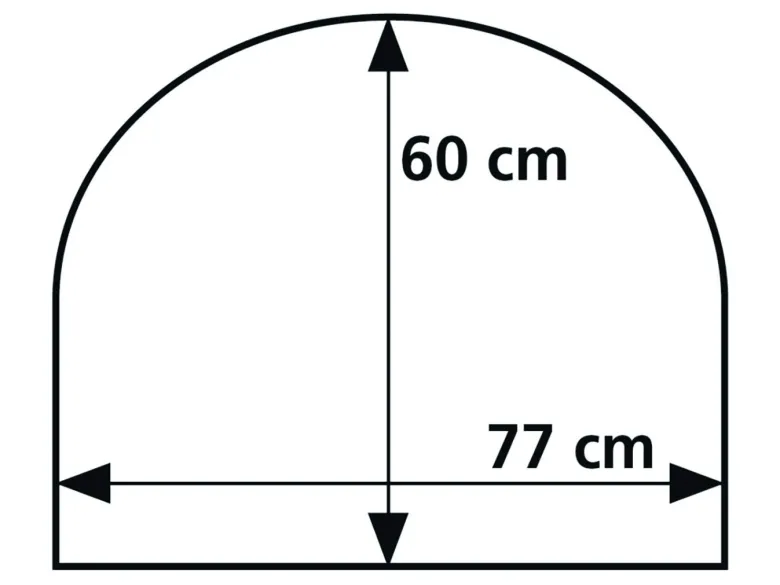 Obelink wielflap rond - 77 x 60 cm