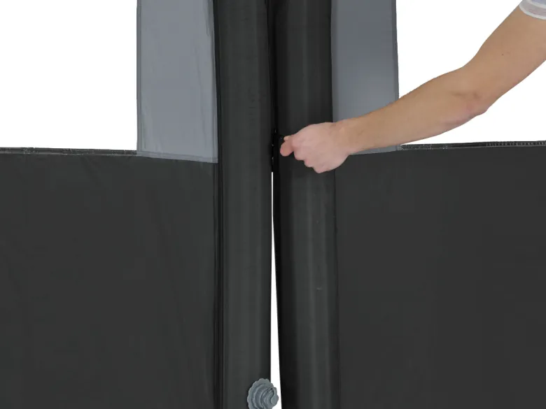 Obelink Zip 240 Easy Air Connectable opblaasbaar windscherm
