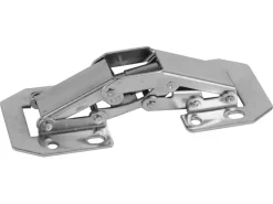 OCS Easy-On metalen kastklep scharnieren (2x stuks) - silver