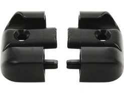 OCS kunststoffen scharnierlijst eindstukken (2x stuks) - black