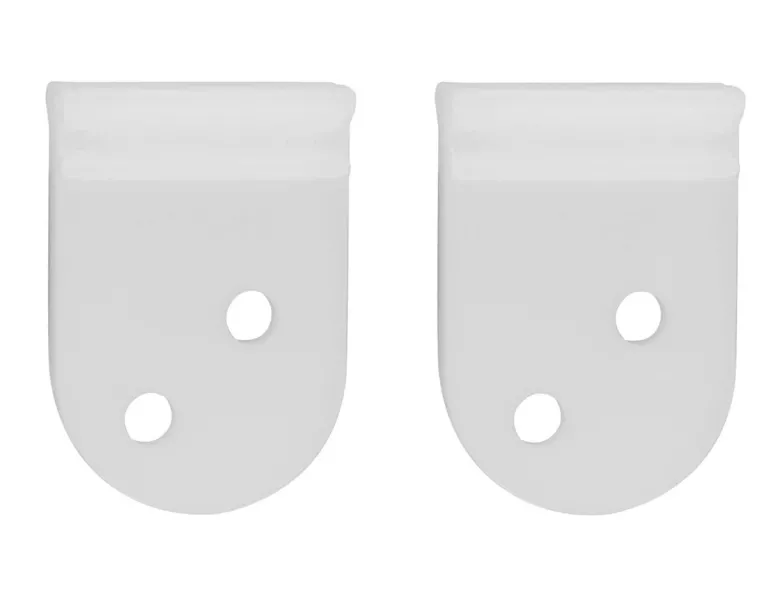 OCS kunststoffen schuifdeurgeleiders (2x stuks) - white