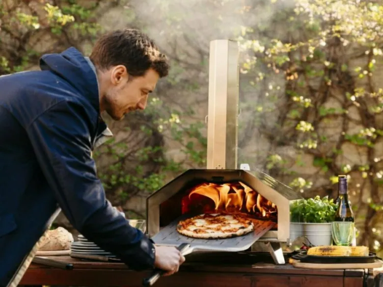Ooni geperforeerde pizzaschep