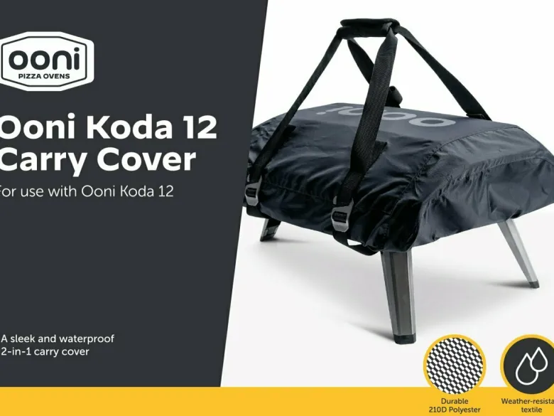 Ooni Koda 12 pizzaoven 2-in-1 draagtas en beschermhoes