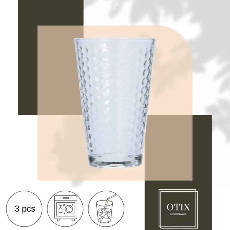 Orange85 30 cl set van 3 drinkglazen