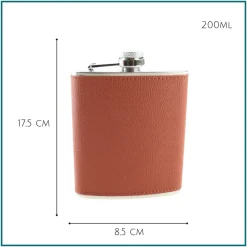Orange85 Flacon 224 ml heupfles - Brown