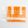 Orange85 Stripe zweetbanden set - Orange