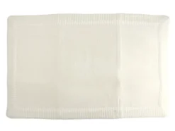 Orange85 50 x 80 cm polyester badmat - White