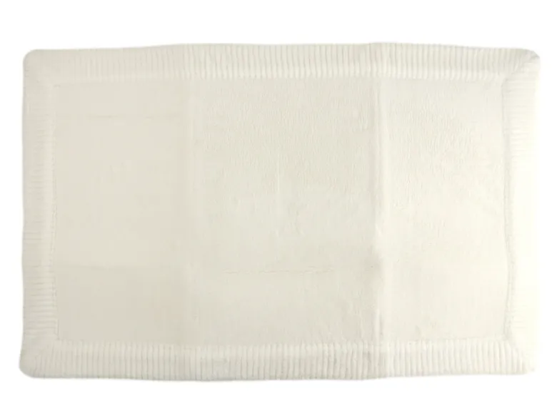 Orange85 50 x 80 cm polyester badmat - White