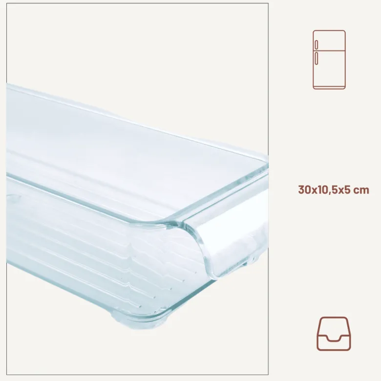 Orange85 30 x 10,5 x 5 cm koelkast organizer