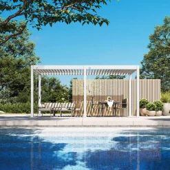 Orion Comfort 300 x 530 cm terrasoverkapping - wit