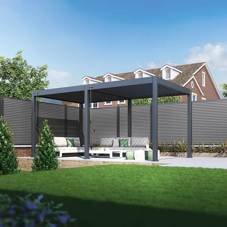 Orion Comfort 300 x 530 cm terrasoverkapping - antraciet