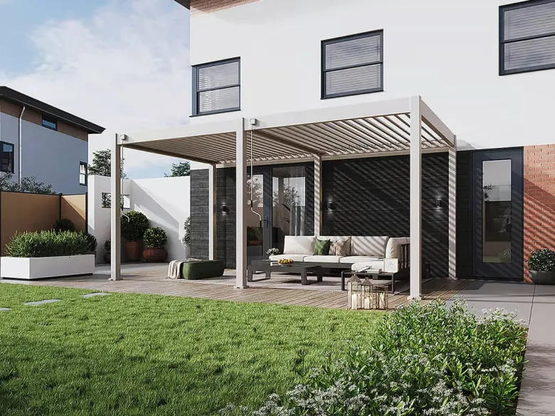 Orion Comfort 300 x 530 cm terrasoverkapping - Light Grey