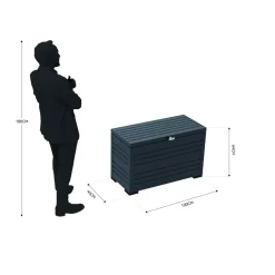 Orion Sit & Store 280 liter aluminium opbergbox