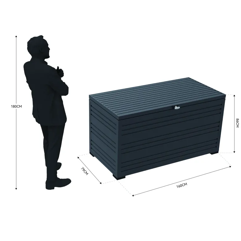 Orion Sit & Store 1050 liter aluminium opbergbox