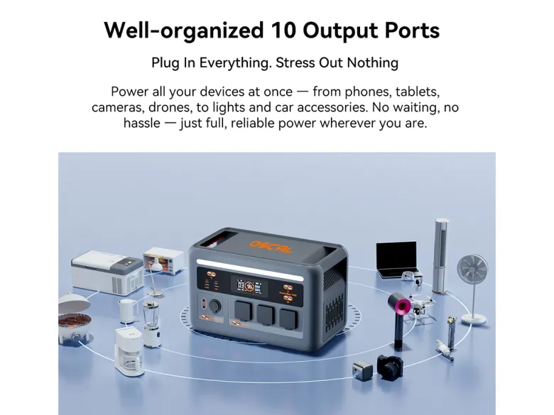Oscal PowerMax 1800 SE draagbaar powerstation