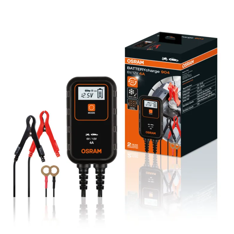 Osram 6/12 volt 4 ampère acculader