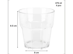 OTIX Oceani kunststof drinkglazen - set van 6