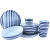 OTIX Stripes 12-delig serviessets - Blue