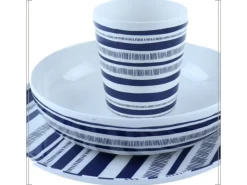 OTIX Stripes 12-delig serviessets - Blue